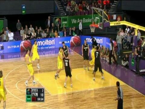 Rd Robin - NZL v AUS (FIBA Oceania Championship 2011)