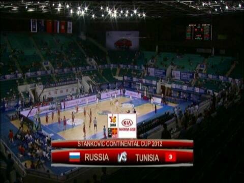 Russia v Tunisia (FIBA Stankovic 2012)