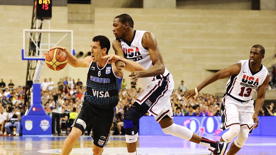 USA v Argentina - Warm Up London 2012 - Highlights