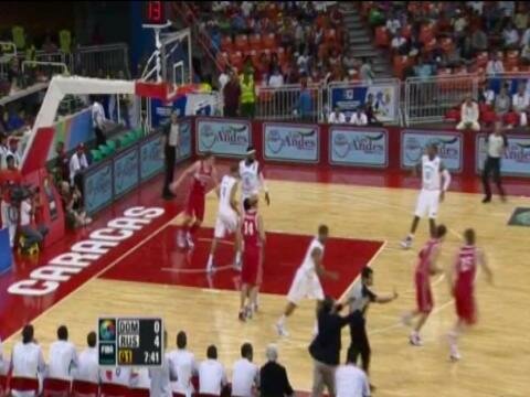 Dominican Republic vs Russia (FIBA Olympic Qualifying Tournament 2012)