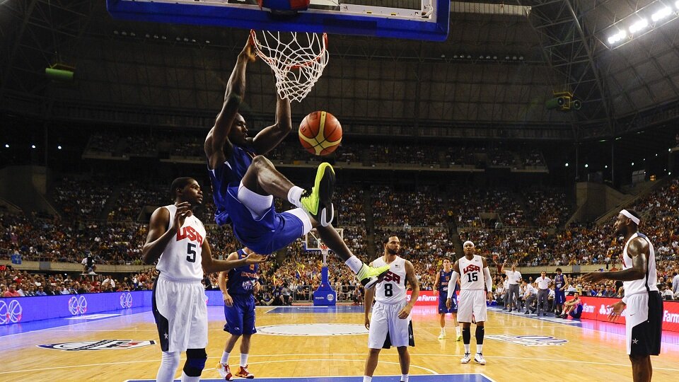 USA v Spain - Warm Up London 2012 - Highlights